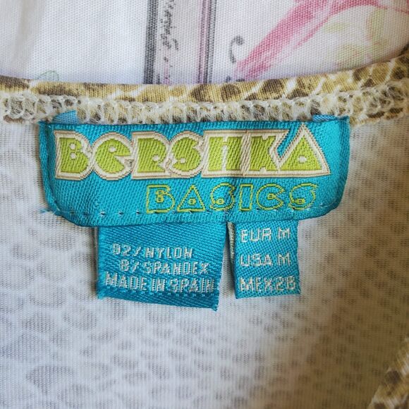 Vintage Bershka Women's Size Medium Snake Print Tank Top Camisole Y2K 90s Animal - Picture 3 of 6